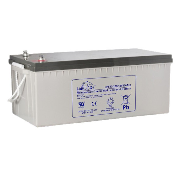 Bateria LEOCH ciclo profundo VRLA AGM sin mant. 12V 230Ah