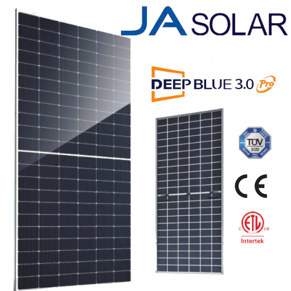 Panel Mono Perc Bifacial JA Solar 132c 620Wp - JAM66D45-620W/LB