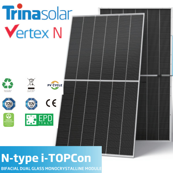 Panel Solar Mono N Trina 132 celdas 710Wp - TSM-710NEG21C.20