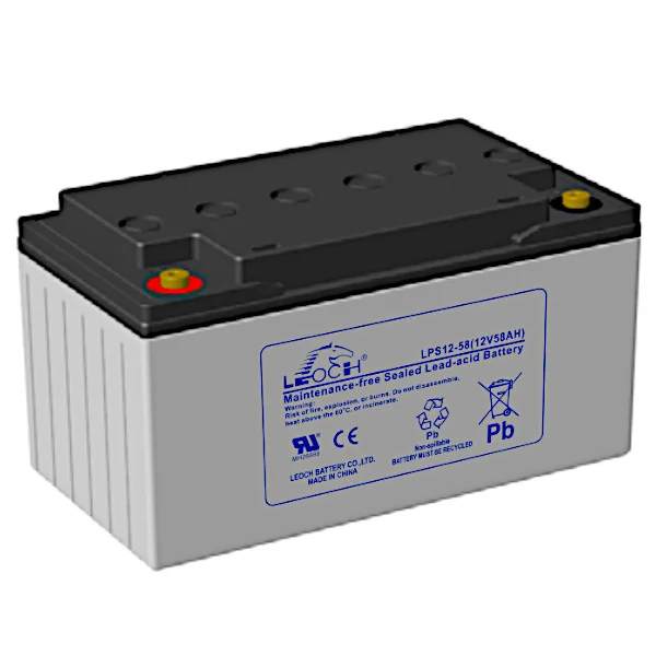 Bateria LEOCH ciclo profundo VRLA AGM sin mant. 12V 55Ah - SKU: BA00031