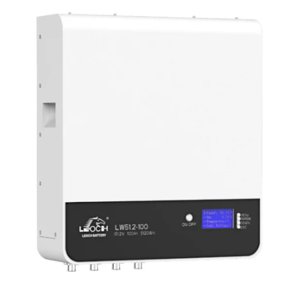 Batería Litio LiFePo4 LEOCH de Pared LW51.2-100 - 51.2V - 100Ah - SKU: BA00086