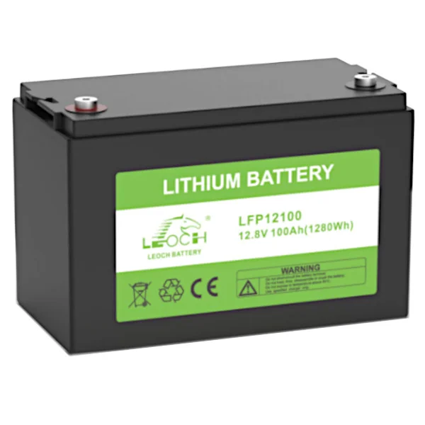 Batería Litio LiFePo4 Leoch Monobloque 12V 100Ah - SKU: BA00090