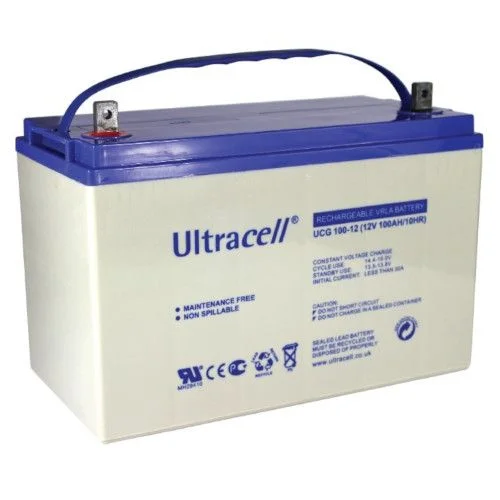 Bateria ULTRACELL VRLA 12V 100Ah Ciclo profundo UCG100-12 - SKU: BA00025