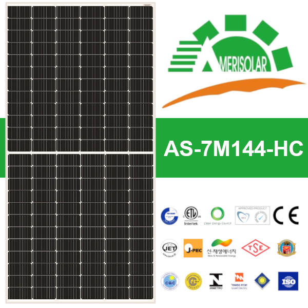Panel N-Type Mono Amerisolar 144c 580Wp - AS-7M144-HC-580W - SKU: PV00085