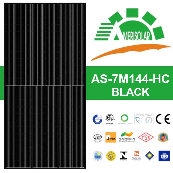Panel Mono Perc Amerisolar 144c 550Wp - AS-7M144-HC All Black - SKU: PV00071