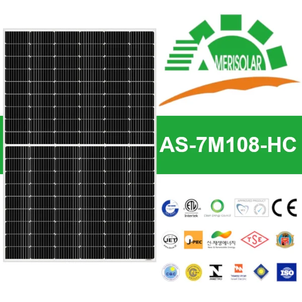 Panel N-Type Mono Amerisolar 108c 430Wp - AS-7M108-HC-430W - SKU: PV00084