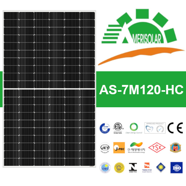 Panel Solar Mono Perc Amerisolar 120c 460Wp AS-7M120-HC-460W-30 - SKU: PV00072