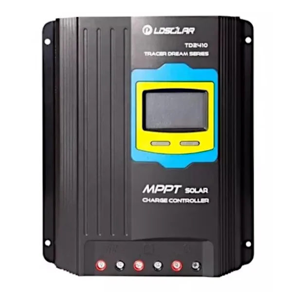 Regulador de carga LD Solar MPPT 100V 40A - 12/24V TD2410TU - SKU: PW00014